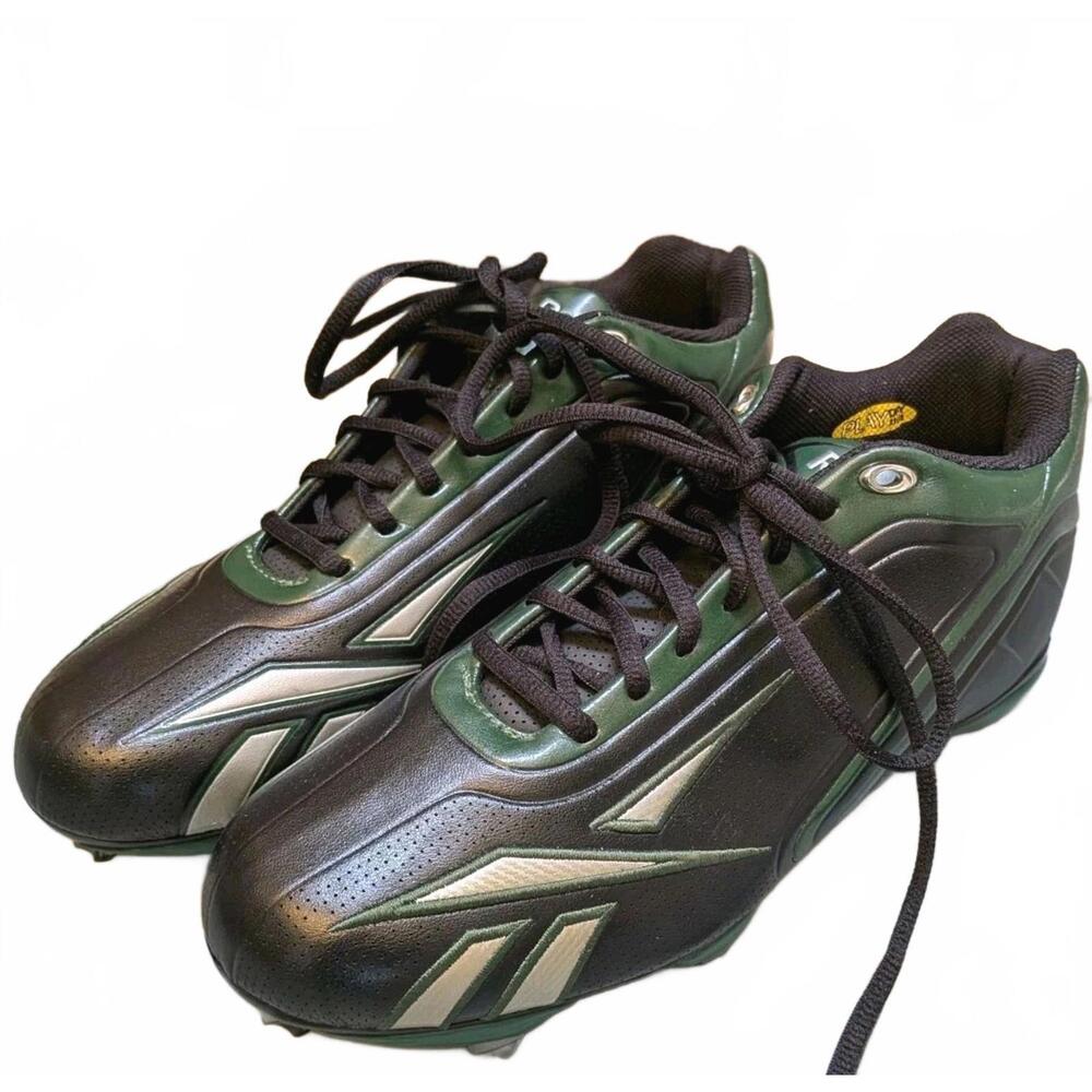 Reebok NFL Men's Green Black Football Cleats size 10